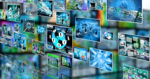 An image of many types of visual content.
