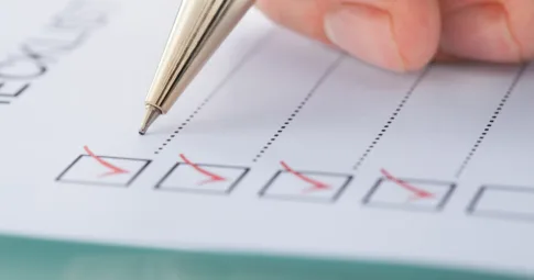 An image of a checklist