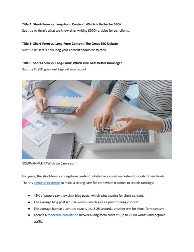 Short- vs. Long-Form Content: Which Is Better for SEO?